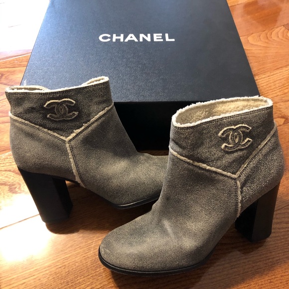 CHANEL Shoes - Chanel Suede Ankle Boots